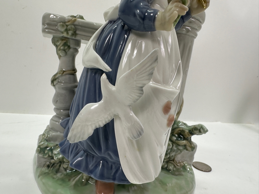 Vintage Lladro 'Glorious Spring' Porcelain Figurine #5284 11.5'H  [Photo 5]