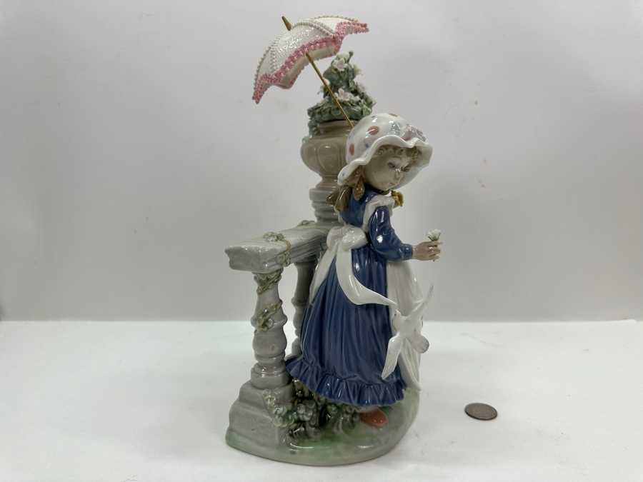Vintage Lladro 'Glorious Spring' Porcelain Figurine #5284 11.5'H  [Photo 7]