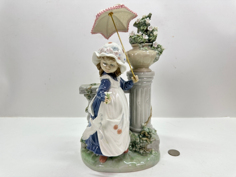 Vintage Lladro 'Glorious Spring' Porcelain Figurine #5284 11.5'H  [Photo 2]