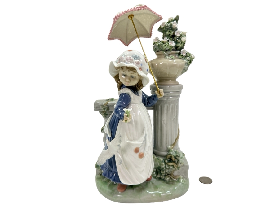 Vintage Lladro 'Glorious Spring' Porcelain Figurine #5284 11.5'H 
