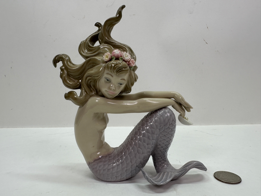 Lladro 'Illusion Mermaid' Figurine 01001413 6.5H $495 Retail [Photo 2]