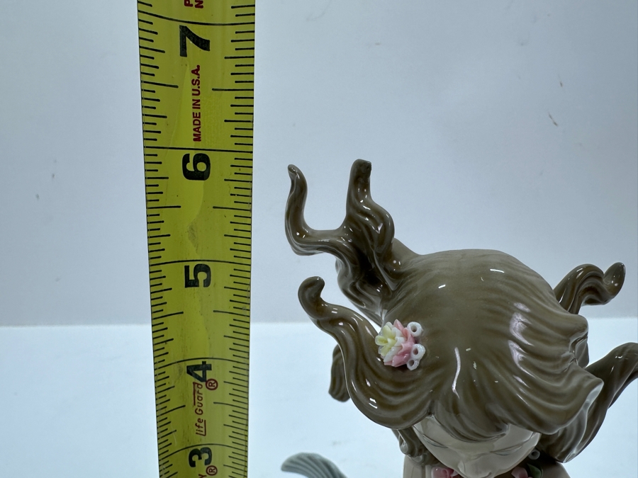 Lladro 'Mirage Mermaid' Porcelain Figurine #1415 6'H $495 Retail [Photo 9]