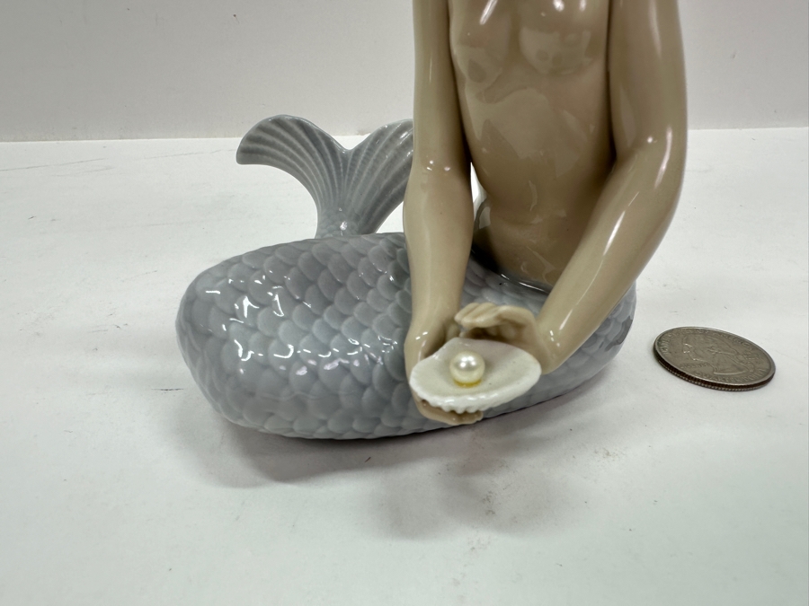 Lladro 'Mirage Mermaid' Porcelain Figurine #1415 6'H $495 Retail [Photo 3]