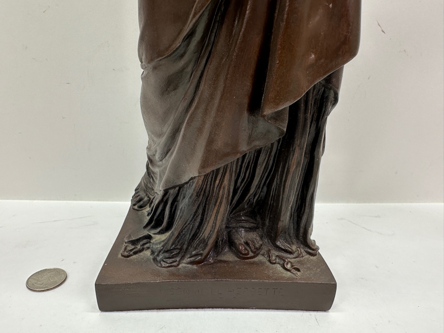 Statue Of Liberty Resin Statue By Gold Leaf Corporation 20.5'H [Photo 6]