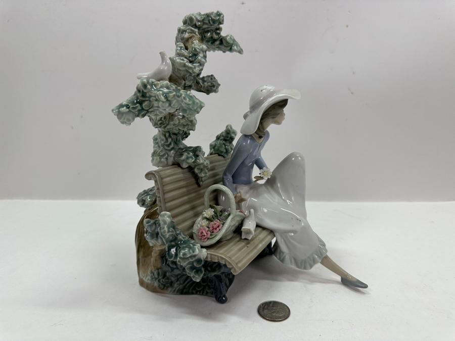 Vintage Lladro 'Sunday in the Park' Porcelain Figurine #5365 9'H 1986-1996 [Photo 6]