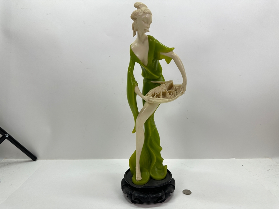 Arte Mundial Resin Chinoiserie Sculpture 19.5'H [Photo 2]