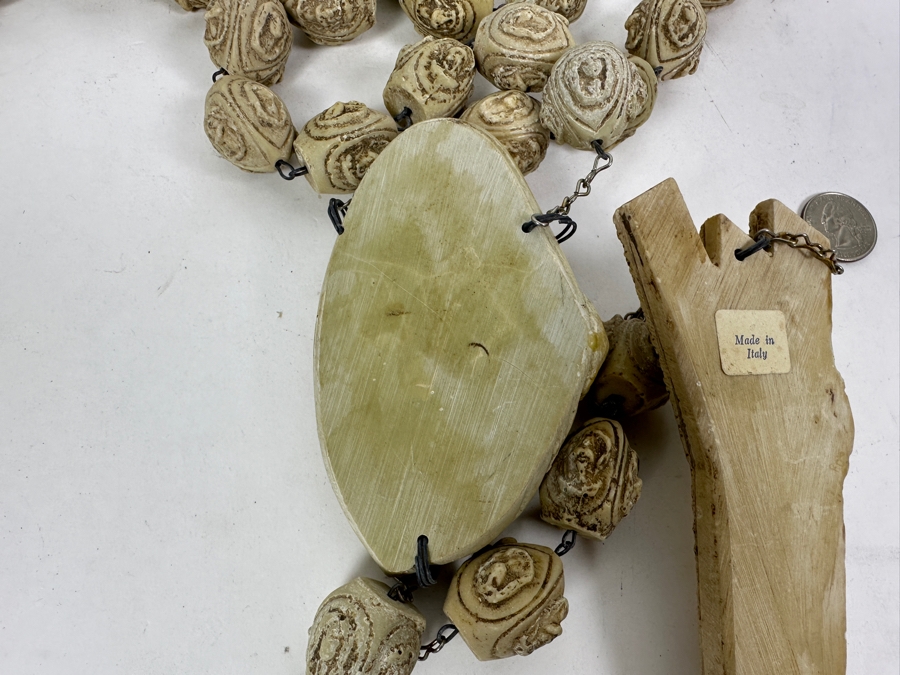 Large Resin Rosary Beads Made In Italy 66'L [Photo 8]