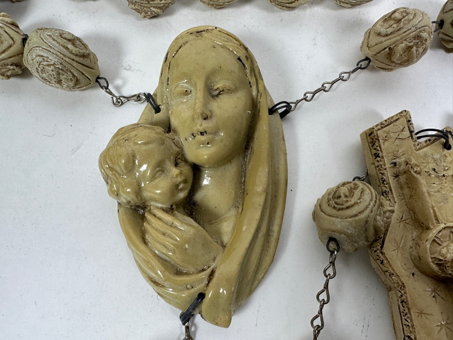 Large Resin Rosary Beads Made In Italy 66'L [Photo 5]