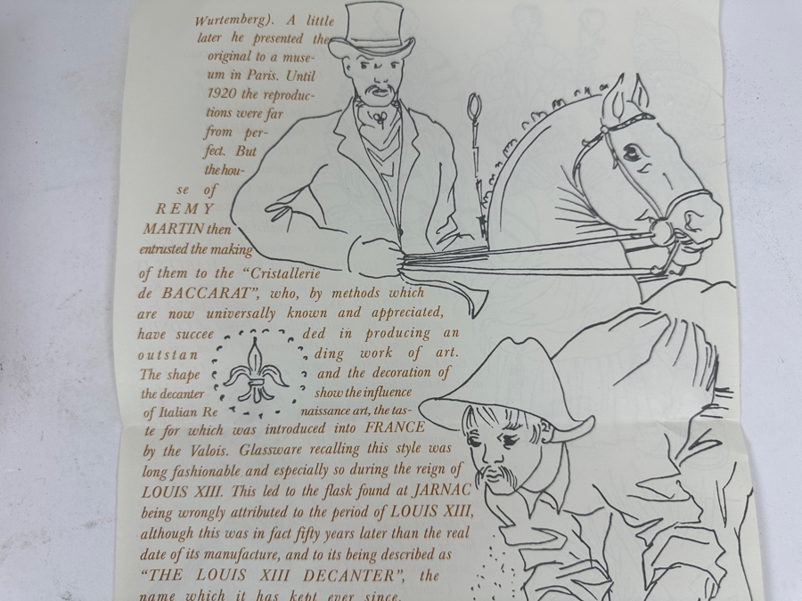 Vintage Baccarat France Crystal Decanter Remy Martin 'The Louis XIII Decanter' With Original Box [Photo 17]