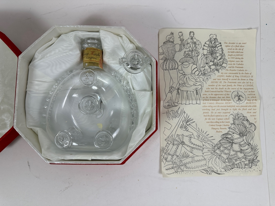 Vintage Baccarat France Crystal Decanter Remy Martin 'The Louis XIII Decanter' With Original Box [Photo 5]