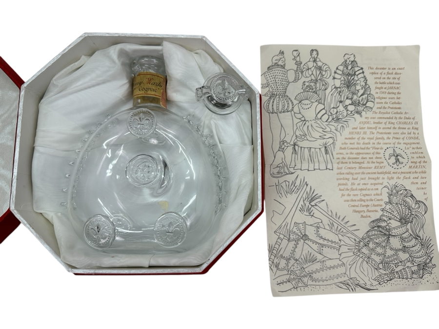 Vintage Baccarat France Crystal Decanter Remy Martin 'The Louis XIII Decanter' With Original Box [Photo 2]
