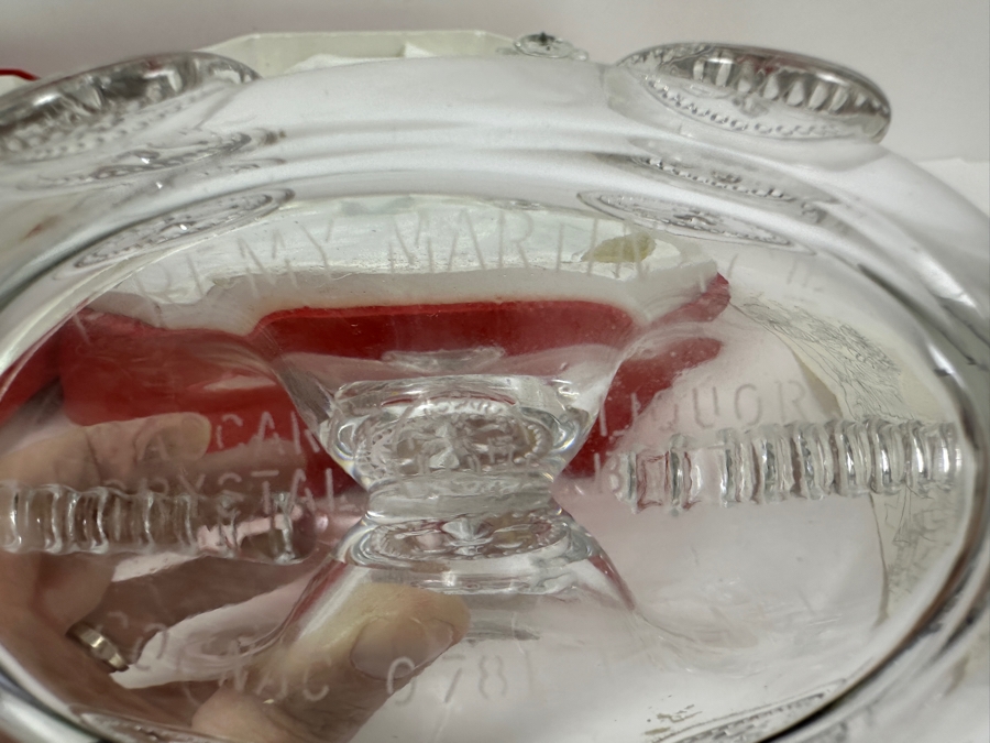 Vintage Baccarat France Crystal Decanter Remy Martin 'The Louis XIII Decanter' With Original Box [Photo 12]