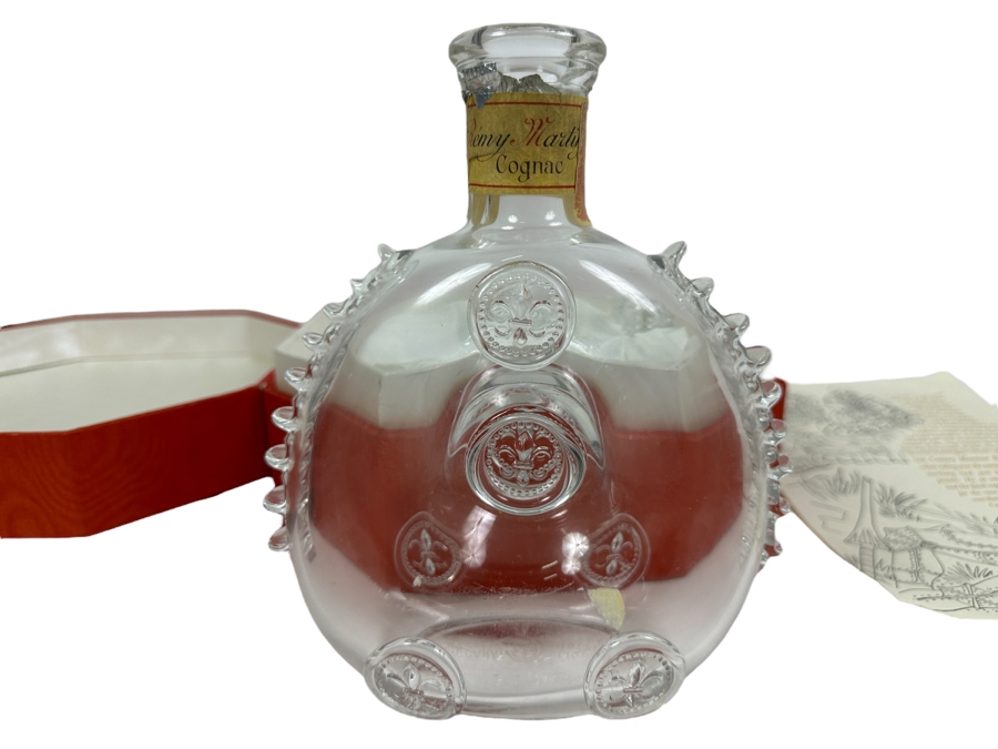 Vintage Baccarat France Crystal Decanter Remy Martin 'The Louis XIII Decanter' With Original Box
