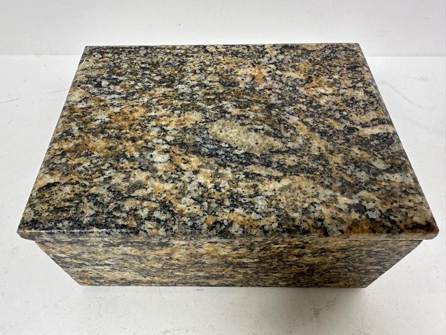 Vintage Solid Marble Box 6W X 5D X 2 7/8H [Photo 5]