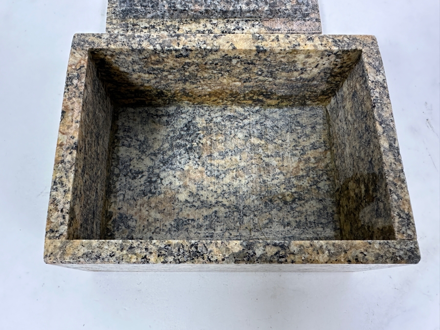 Vintage Solid Marble Box 6W X 5D X 2 7/8H [Photo 8]