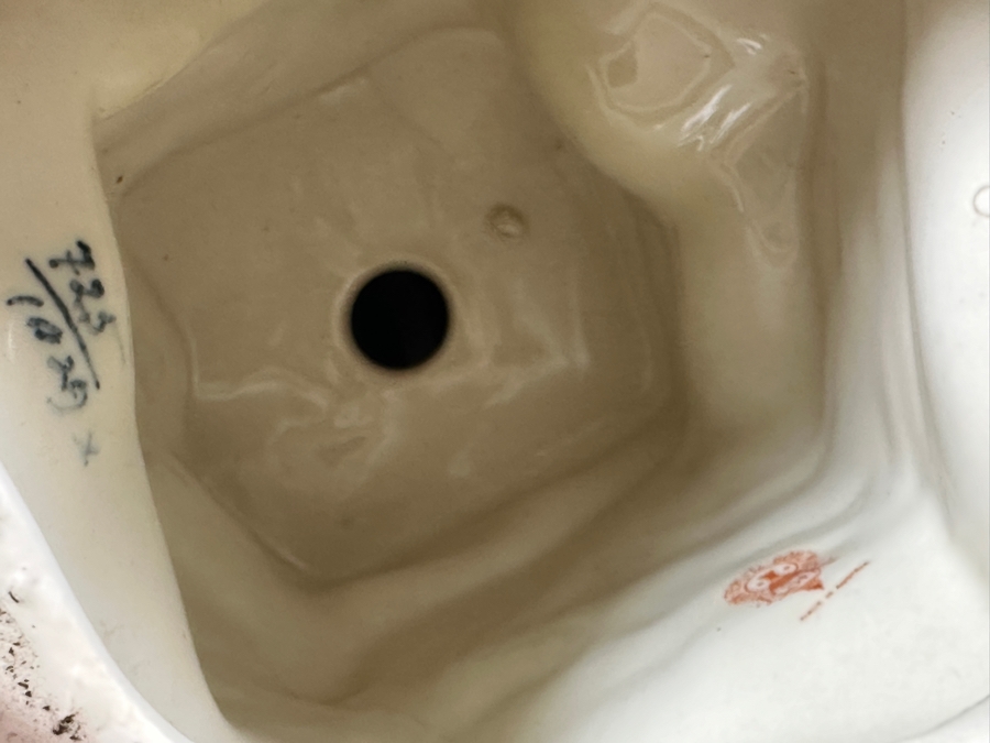 Stunning RStK Amphora Porcelain Turn Teplitz Bohemia Art Nouveau Bust Woman Made in Austria 15'H (See Photos For Several Chips To Flowers) [Photo 23]