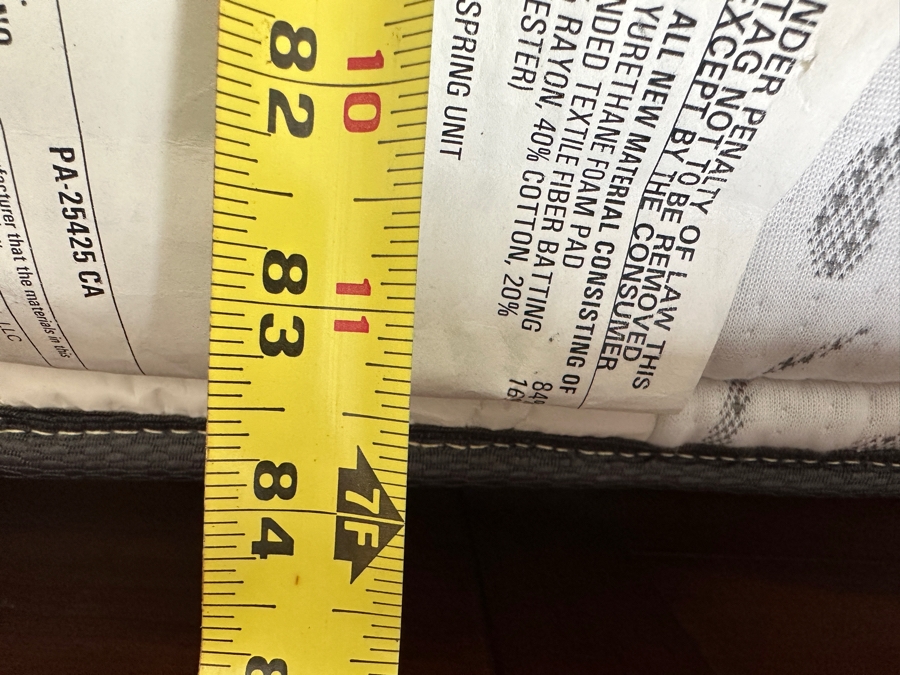 Just Added - Ethan Allen British Classics California King Wooden Bed With Beautyrest Classic Mattress Lynette Cove Firm & Box Spring [Photo 6]