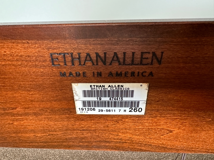 Just Added - Ethan Allen British Classics California King Wooden Bed With Beautyrest Classic Mattress Lynette Cove Firm & Box Spring [Photo 12]