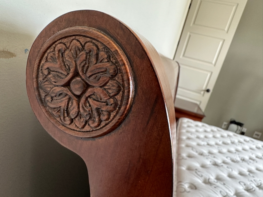 Just Added - Ethan Allen British Classics California King Wooden Bed With Beautyrest Classic Mattress Lynette Cove Firm & Box Spring [Photo 8]