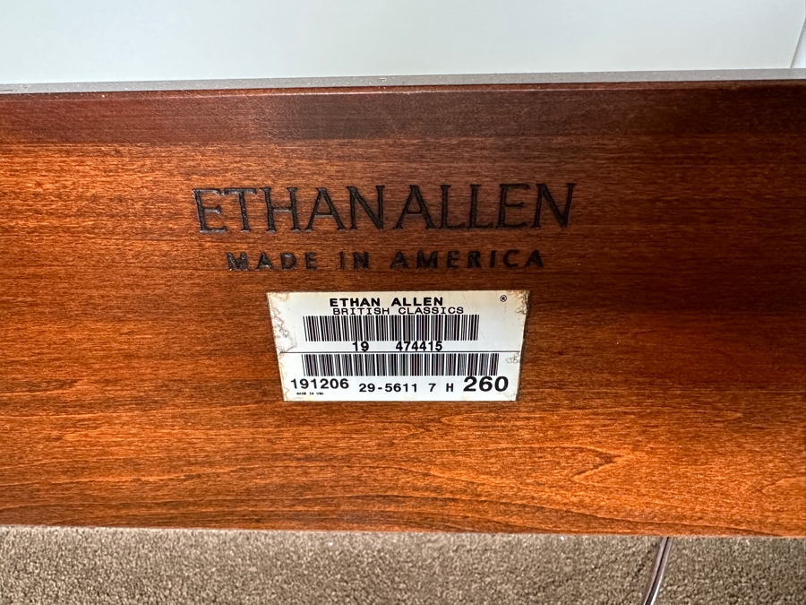 Just Added - Ethan Allen British Classics California King Wooden Bed With Beautyrest Classic Mattress Lynette Cove Firm & Box Spring [Photo 11]