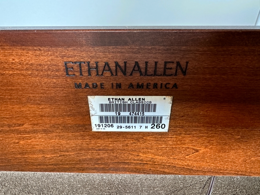 Just Added - Ethan Allen British Classics California King Wooden Bed With Beautyrest Classic Mattress Lynette Cove Firm & Box Spring [Photo 10]