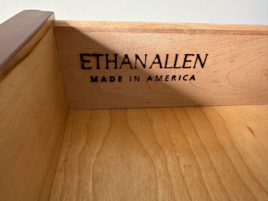 Just Added - Pair Of Ethan Allen British Classics Daryn Chest Nightstands One Is 36'W / One Is 29'W  X 17'D X 30'H [Photo 5]