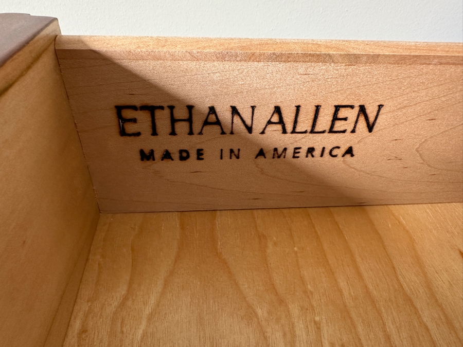 Just Added - Pair Of Ethan Allen British Classics Daryn Chest Nightstands One Is 36'W / One Is 29'W  X 17'D X 30'H [Photo 4]