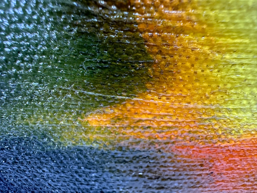 Just Added - Original Artist Signed Painting On Canvas Quoting Scripture Of Philippians 4:5 'Let your gentleness be known to men. The Lord is at hand.' Artist Signed Lower Right 32.5W X 38.5H Framed 38 X 43 [Photo 7]