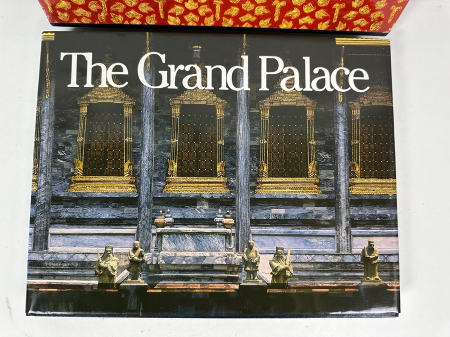 Just Added - First Edition Hardcover Book With Slipcase The Grand Palace Produced In A Limited Edition By The Office Of His Majesty's Principal Private Secretary Bangkok, Thailand [Photo 2]
