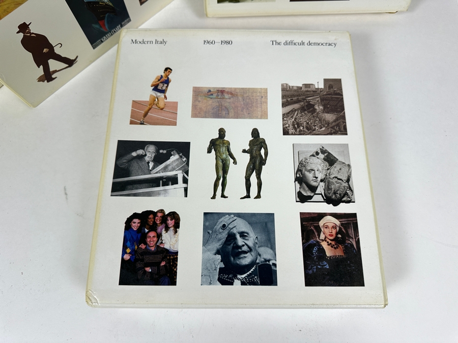 Just Added - First Edition Hardcover 4 Volume Hardcover Books Set With Slipcases: Modern Italy Images And History Of A National Identity Printed In Italy By Electa Editrice [Photo 3]