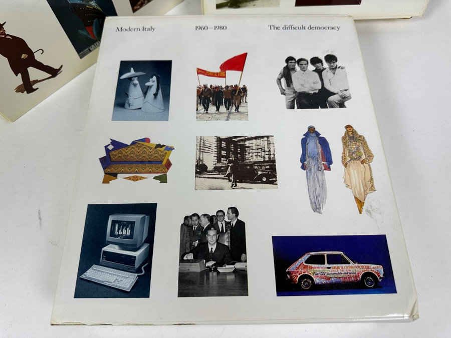 Just Added - First Edition Hardcover 4 Volume Hardcover Books Set With Slipcases: Modern Italy Images And History Of A National Identity Printed In Italy By Electa Editrice [Photo 2]