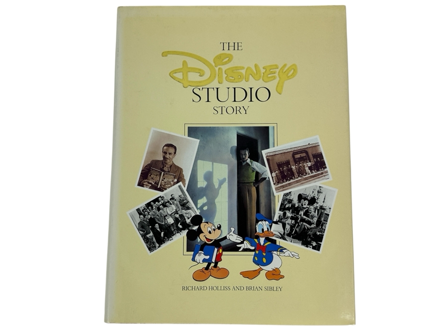 Just Added - 1988 First Edition Hardcover Book The Disney Studio Story By Richard Holliss And Brian Sibley