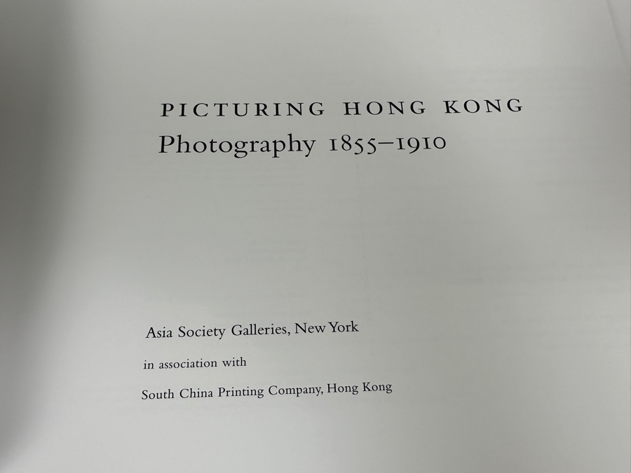 Just Added - 1997 Book Picturing Hong Kong: Photography 1855-1910 [Photo 4]