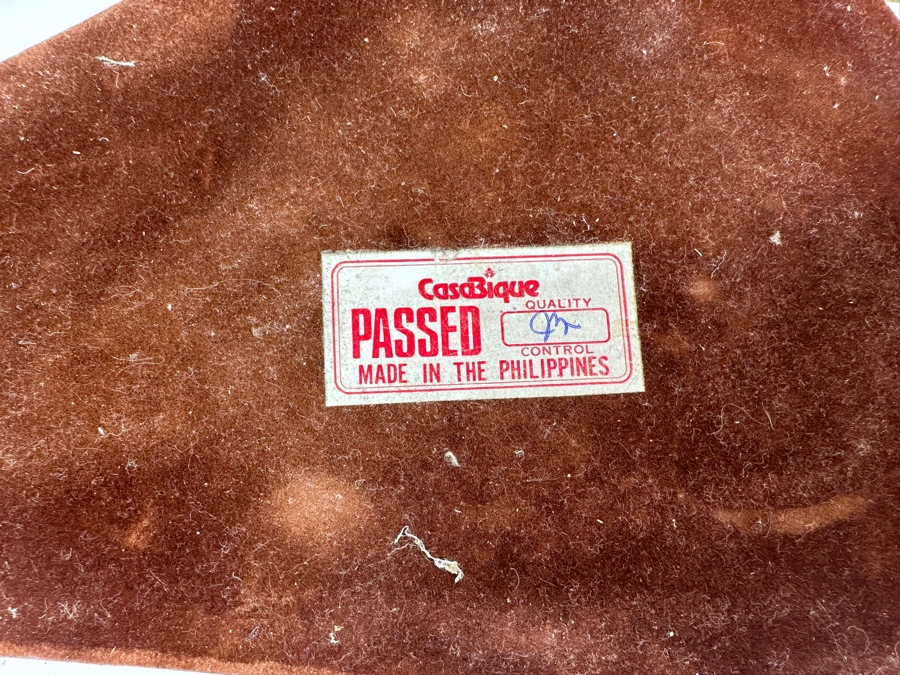 Robert Marcius For Casa Bique Tessellated Fossil Stone & Bronze Pair Of Triangular Boxes 12W X 9D X 4H [Photo 13]