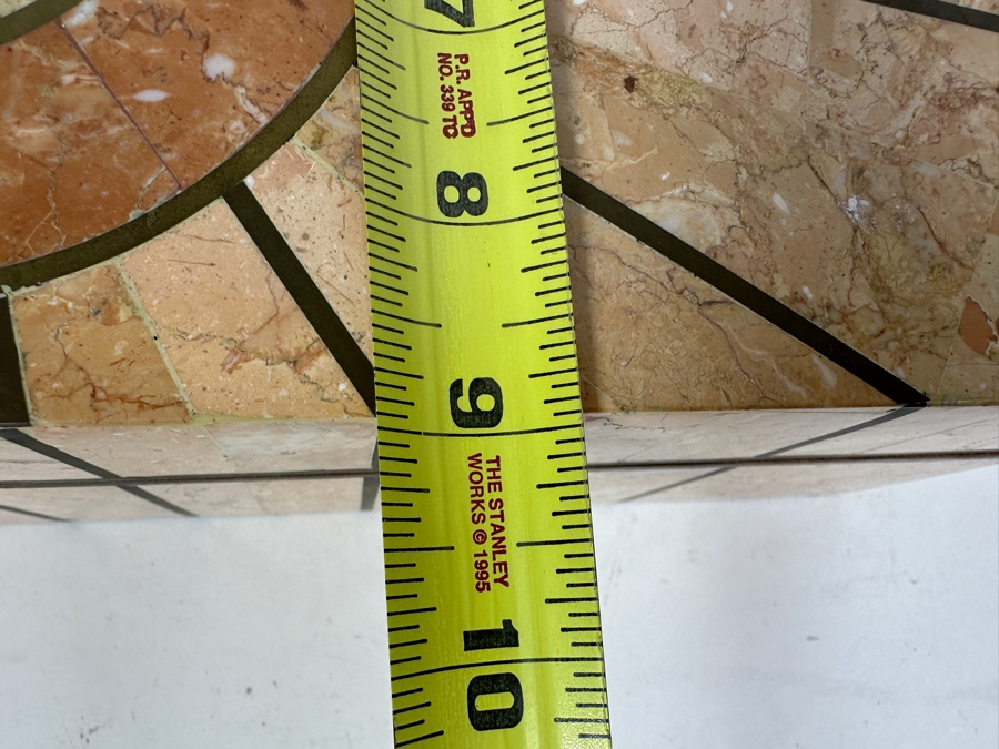 Robert Marcius For Casa Bique Tessellated Fossil Stone & Bronze Pair Of Triangular Boxes 12W X 9D X 4H [Photo 15]