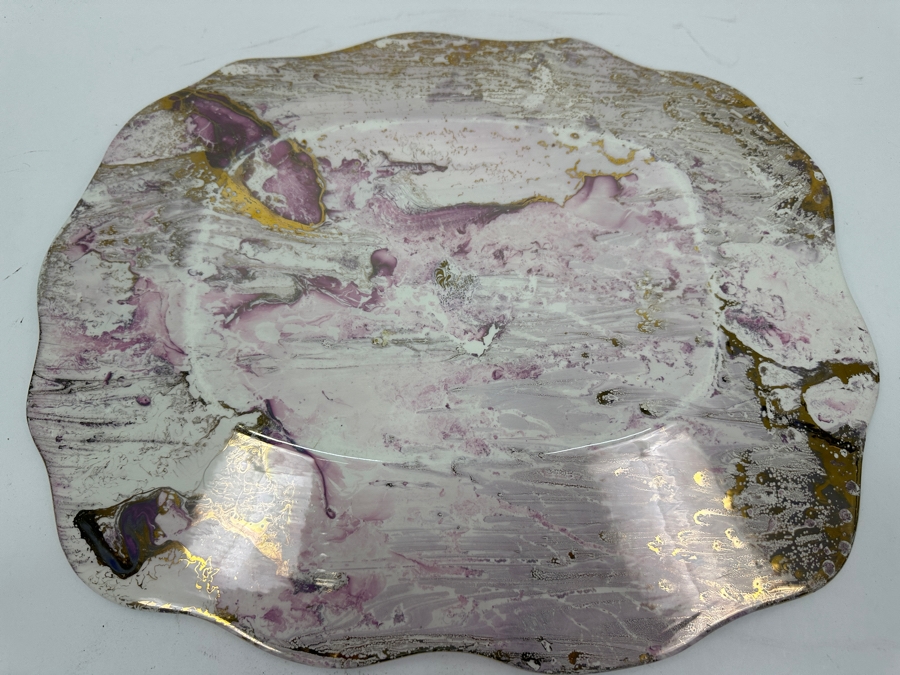 Vintage Mid-Century Sascha Brastoff California Pottery Serving Platter 18 X 14 [Photo 3]