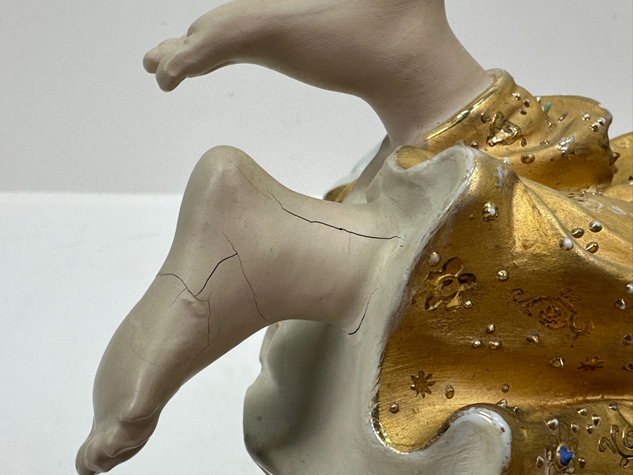 Stunning Hand Painted Porcelain Wall Sconce Signed On Back 10.5W X 14.75L [Photo 14]