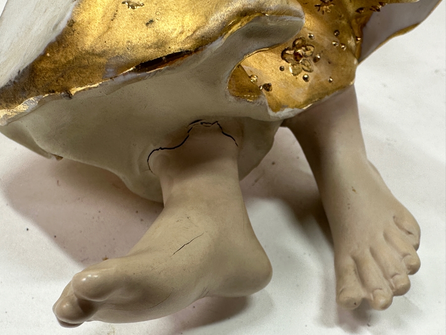 Stunning Hand Painted Porcelain Wall Sconce Signed On Back 10.5W X 14.75L [Photo 13]