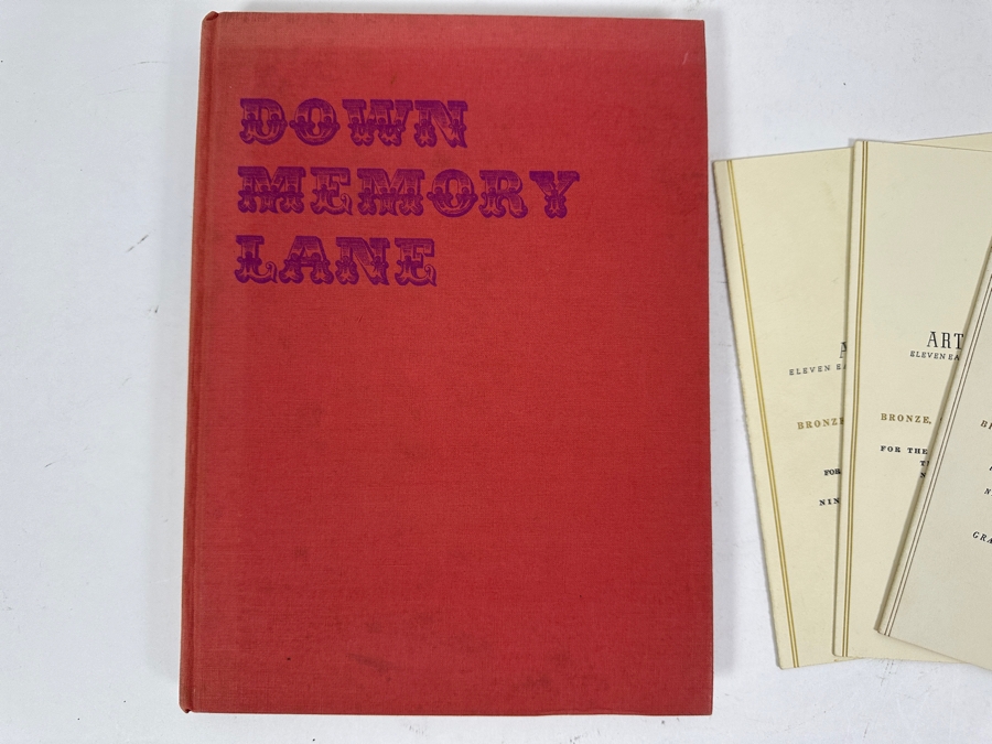 Just Added - Signed 1954 Hardcover Book Down Memory Lane: Arthur Murray's Picture Story Of Social Dancing Featuring Ballroom Dancers And (3) Programs For The 1958 Arthur Murray Medal Ball - See Photos For Autographs [Photo 5]