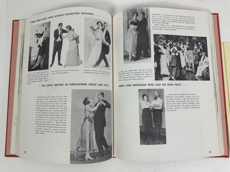 Just Added - Signed 1954 Hardcover Book Down Memory Lane: Arthur Murray's Picture Story Of Social Dancing Featuring Ballroom Dancers And (3) Programs For The 1958 Arthur Murray Medal Ball - See Photos For Autographs [Photo 13]