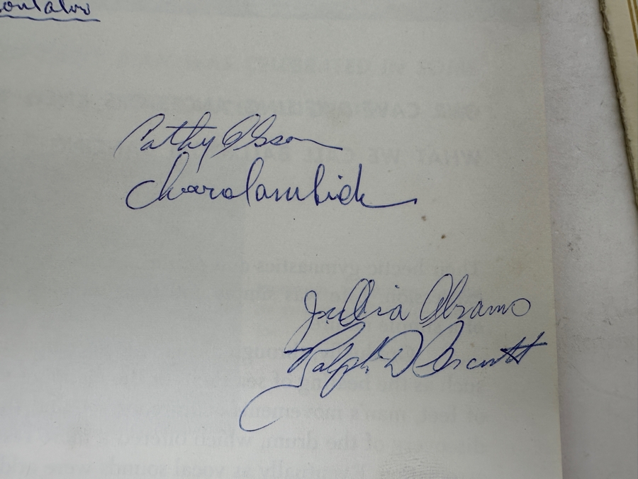 Just Added - Signed 1954 Hardcover Book Down Memory Lane: Arthur Murray's Picture Story Of Social Dancing Featuring Ballroom Dancers And (3) Programs For The 1958 Arthur Murray Medal Ball - See Photos For Autographs [Photo 11]