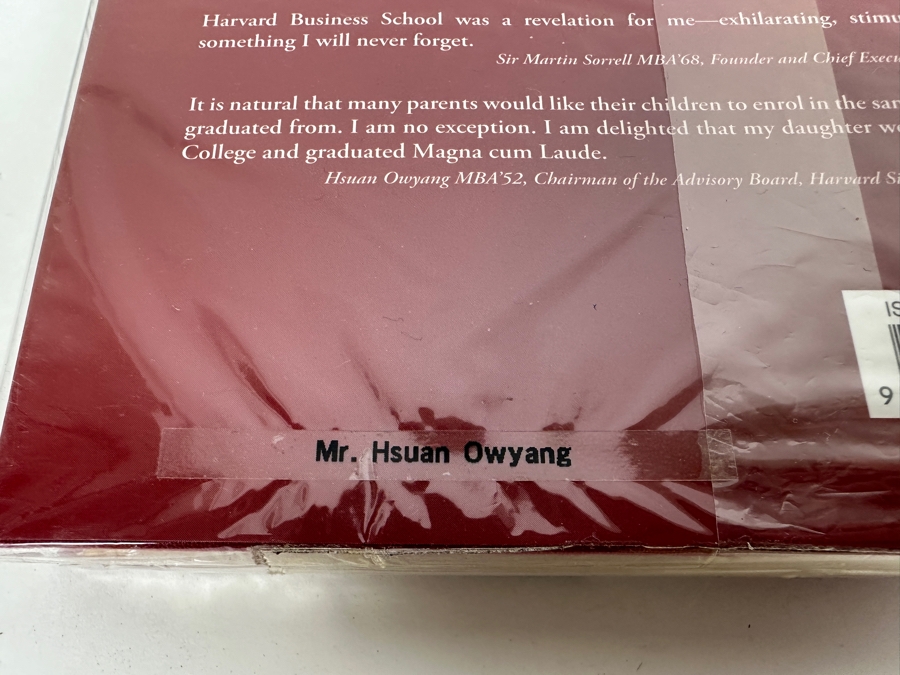 Just Added - Pair Of Hardcover Books The Harvard Experience: Crimson Essays - One Book Is Sealed, The Other Is Signed [Photo 4]