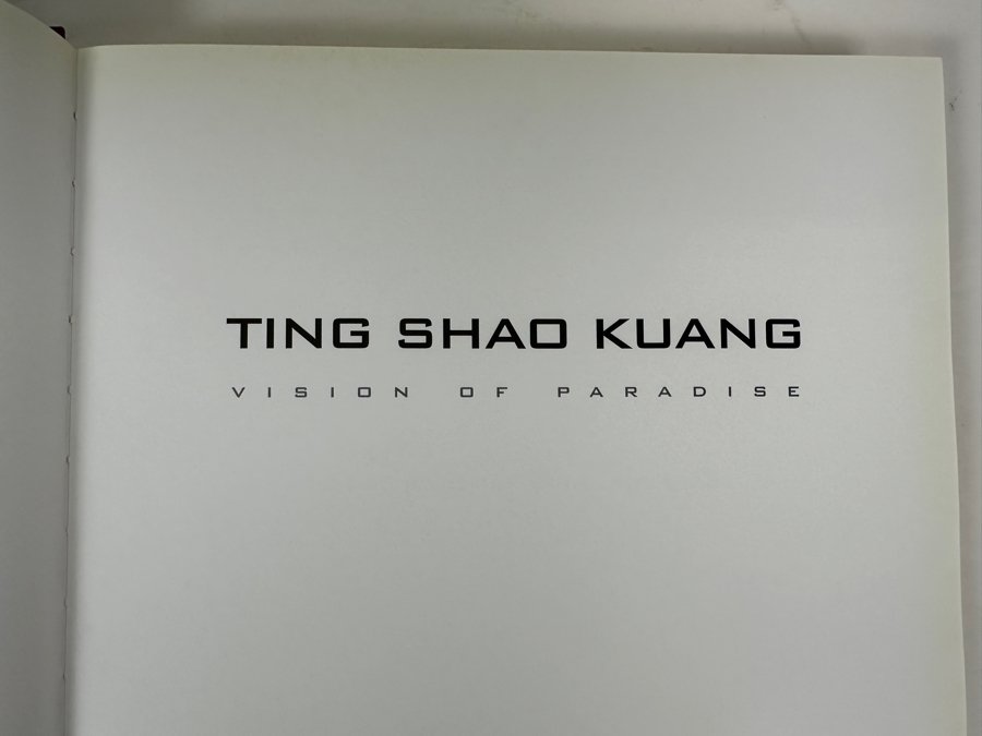 Just Added - Signed First Edition 1999 Hardcover Book Ting Shao Kuang: Vision Of Paradise Signed Artist Book [Photo 5]