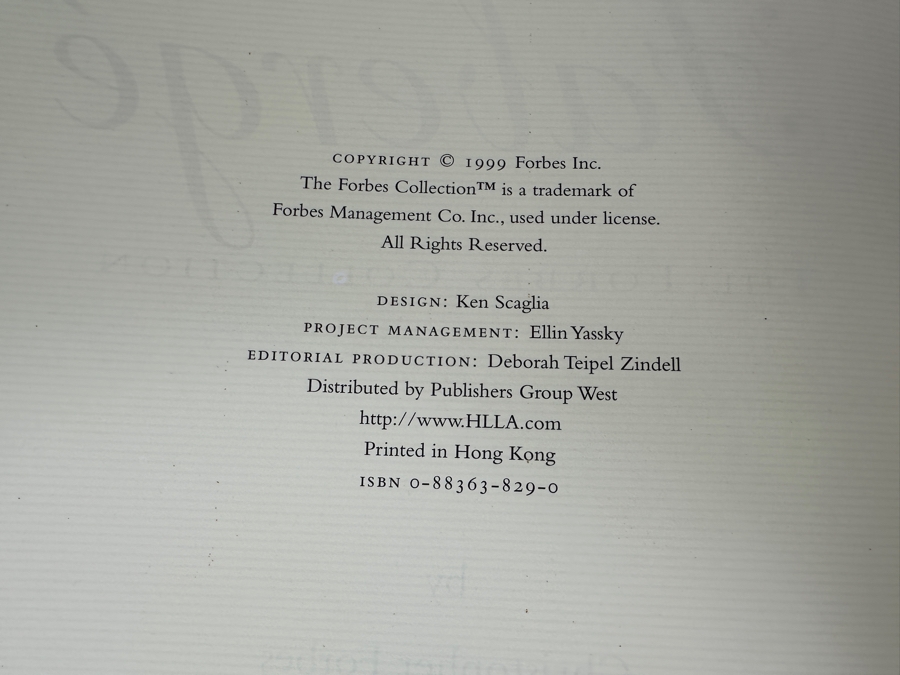 Just Added - 1999 First Edition Book Faberge: The Forbes Collection [Photo 3]