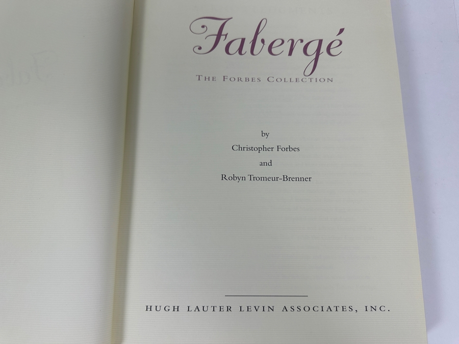 Just Added - 1999 First Edition Book Faberge: The Forbes Collection [Photo 2]