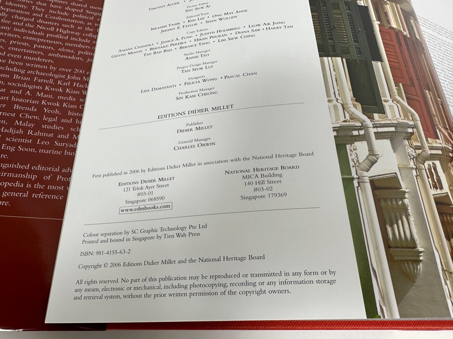 Just Added - 2006 Hardcover Book Singapore The Encyclopedia With Slipcase [Photo 6]