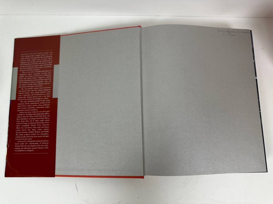 Just Added - 2006 Hardcover Book Singapore The Encyclopedia With Slipcase [Photo 4]