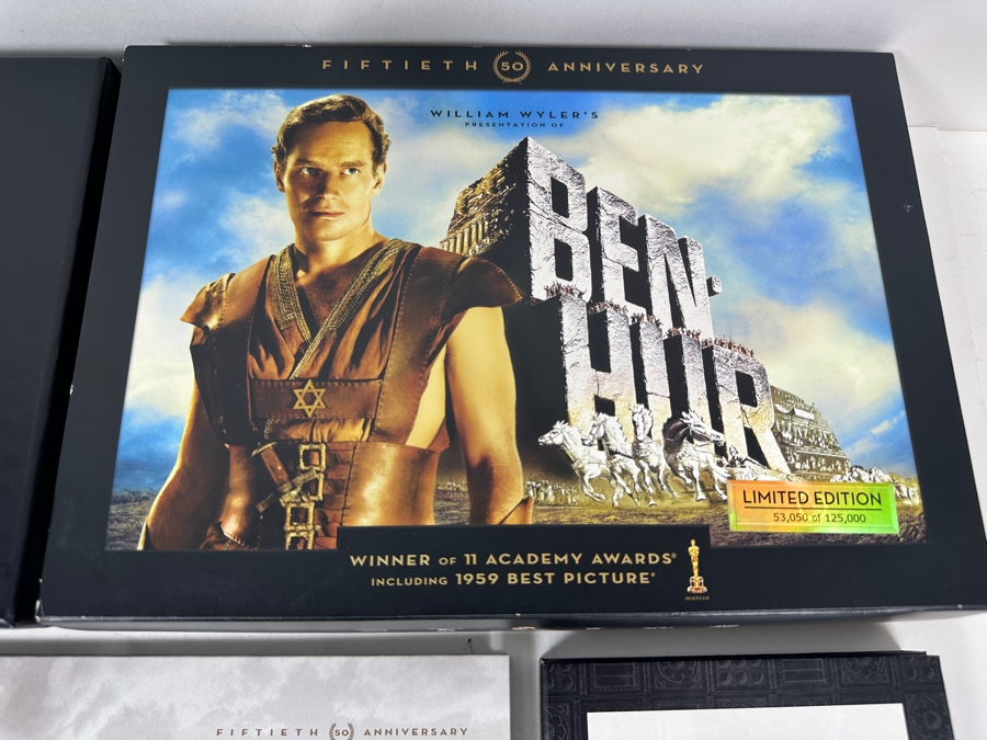 Just Added - Limited Edition 50th Anniversay Ben-Hur Dvd Box Set [Photo 5]