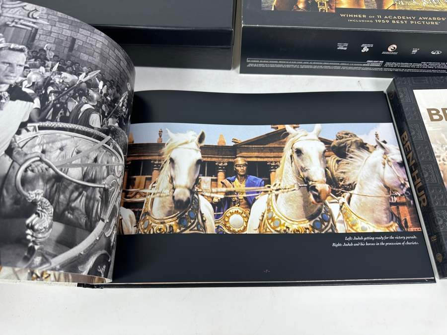 Just Added - Limited Edition 50th Anniversay Ben-Hur Dvd Box Set [Photo 7]