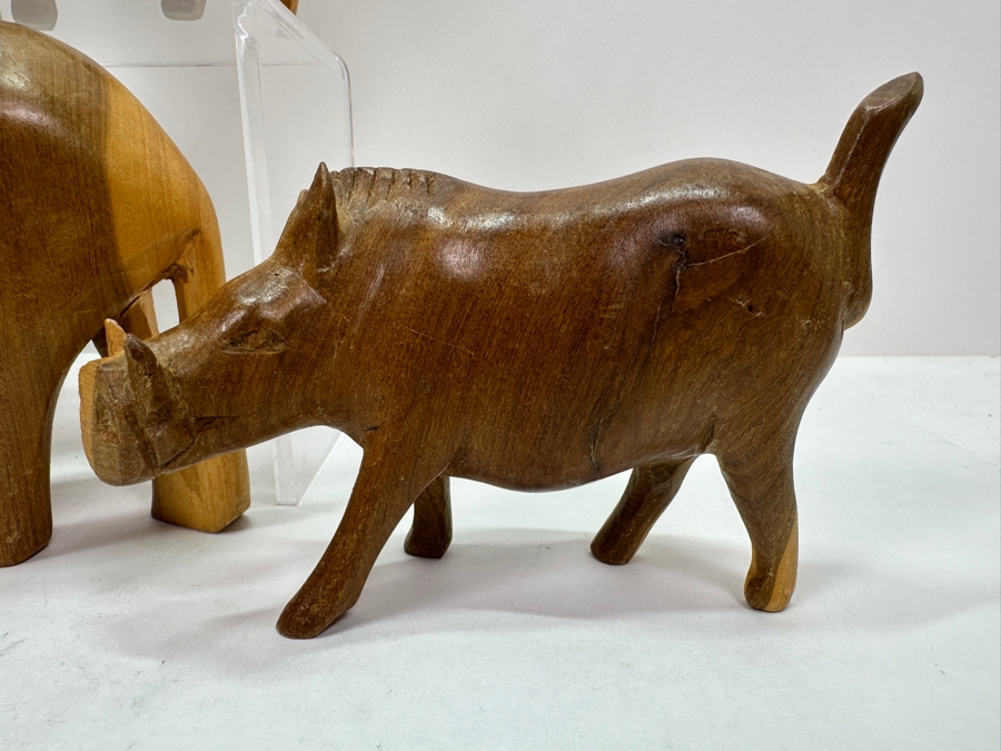 Collection Of Carved Wooden Animal Figurines From Africa [Photo 9]